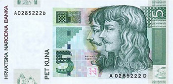 5 Croatian Kuna banknote