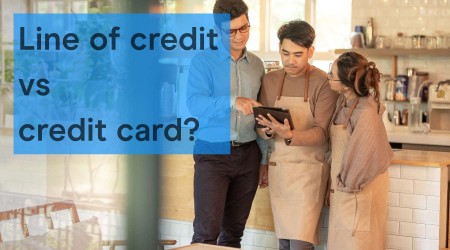 Business line of credit vs a credit card