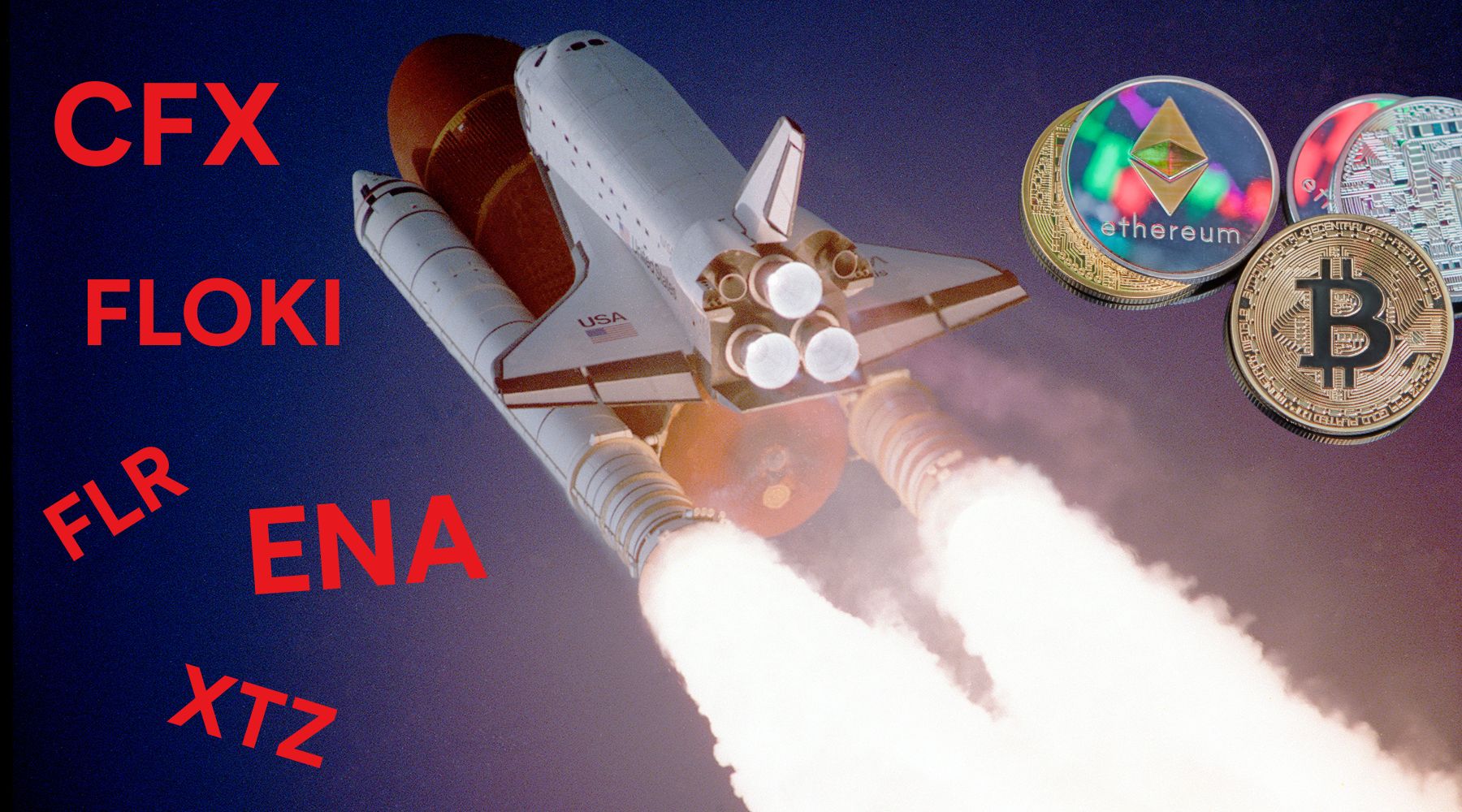 These Altcoins are flying: Conflux, Floki, Tezos, FLR, ENA