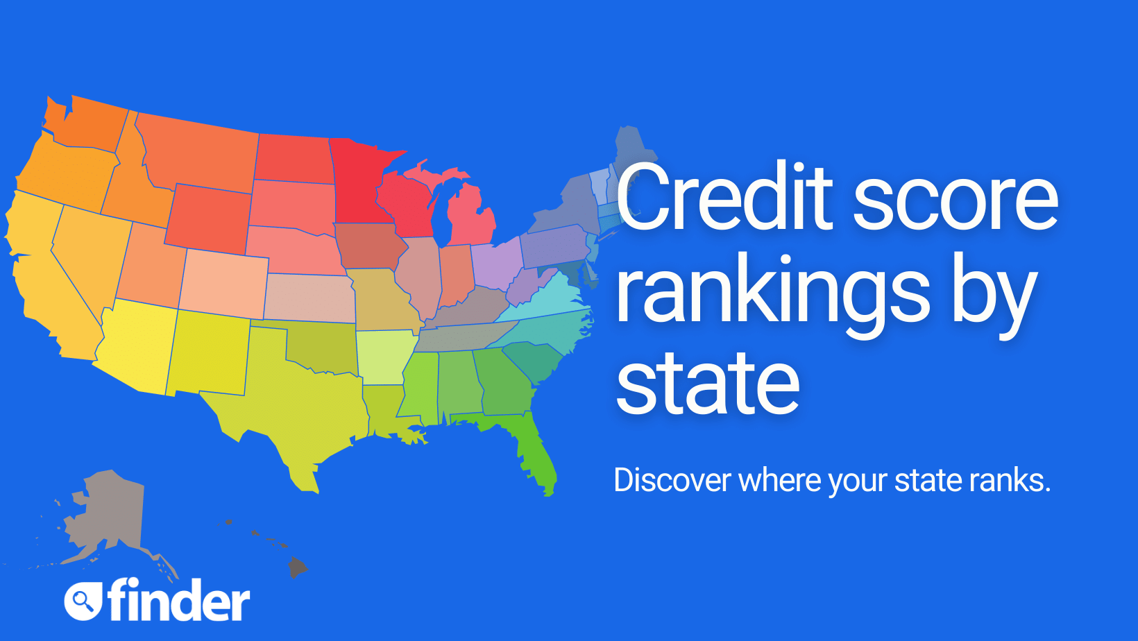 Average credit score by state